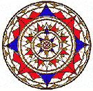 A compass rose